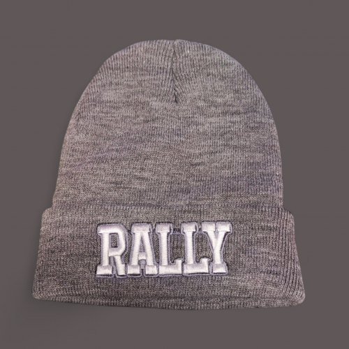 RALLY kötött visszahajtott sapka, grafit